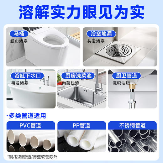 巨奇-高速管道疏通泡泡粉80g*2包/盒 商品图7