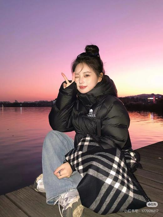 D122154新款80白鸭绒防风连帽羽绒服面包服 商品图9