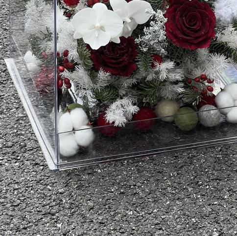 《踏雪寻梅》亚克力透视花盒 商品图8