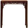 清代  红木独板透雕拐子纹小条桌 商品缩略图5