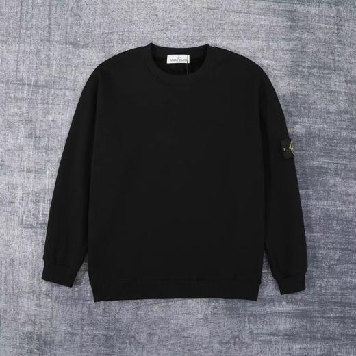 D122158徽章内搭加绒加厚银狐绒圆领卫衣情侣款 商品图2