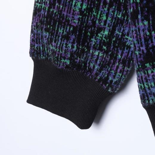 WY1521SDSA秋冬新款痞帅男装时尚绒毛撞色半拉链立领连帽卫衣百搭宽松潮 商品图4