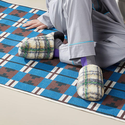 丁摩棉拖鞋情侣秋冬季家居韩版棉鞋防滑毛绒拖鞋保暖男女新款厚底5ZF-2466 商品图3