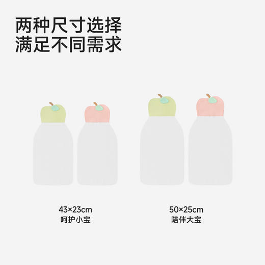 【商场同款】英氏婴儿吸汗巾纱布巾a类抗菌宝宝垫背巾2条装新款 商品图4