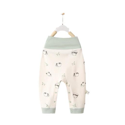 婴幼儿纯棉高腰护肚秋裤新生儿春秋衣服宝宝打底大PP裤子免脱裤子 商品图4