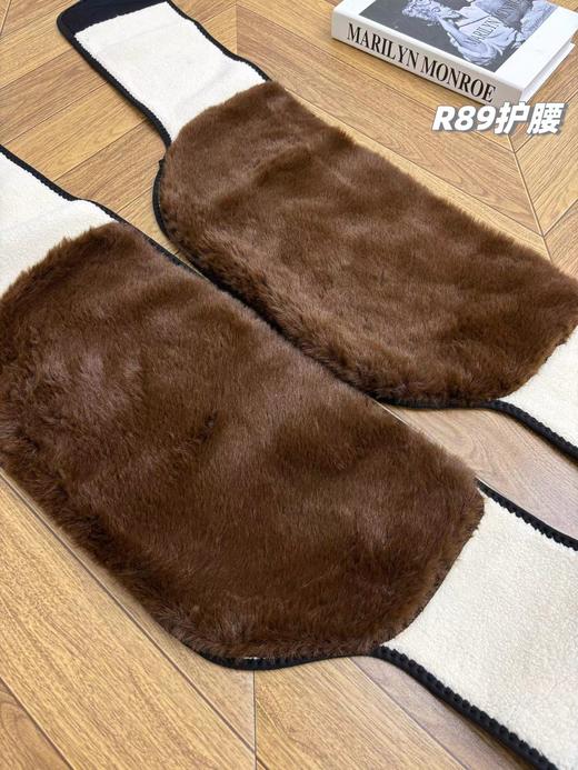 D122128羊羔绒+驼绒保暖护腰带！暖腹暖腰部两用男女款护腰 商品图10