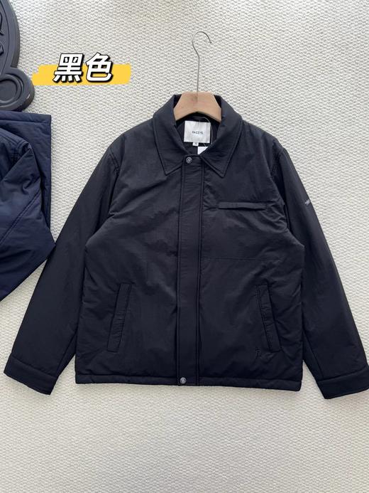 D122126冬季2025保暖新款棉服外套男衬衫领棉衣 商品图3