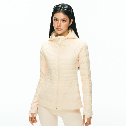 Ariseism 美式复古设计感修身连帽羽绒服女冬季保暖外套 商品图2