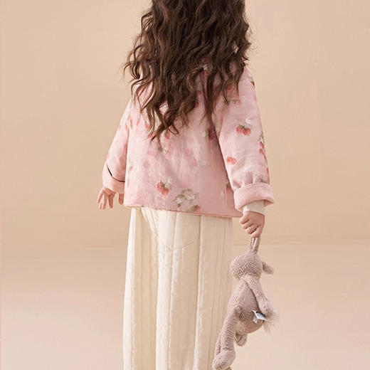 裁缝学苑TQ189双面穿纯苎麻女童夹棉外套纸样儿童短款上衣棉服样板 商品图1