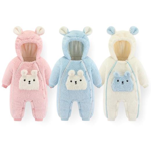 婴儿连体衣秋冬连身衣爬衣棉衣宝宝衣服冬装爬服冬季加厚新年哈衣 商品图4