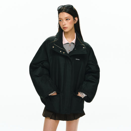 Ariseism 美式复古设计感工装派克羽绒服女冬季保暖外套 商品图1