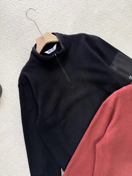 D122127男款POLARTEC抓绒半高拉链长袖宽松套头衫打底衫 商品图5