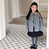 艾摩贝贝女童韩版洋气精致贵气质感气质毛呢外套上衣，圣诞年款氛围感穿搭！ 商品缩略图1