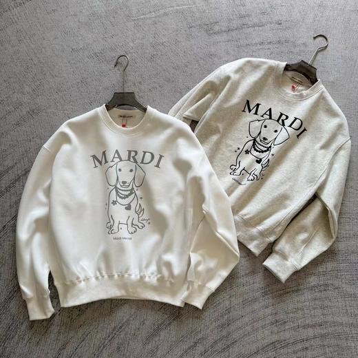 D122147正脸珍珠小狗卫衣女韩版腊肠狗圆领上衣 商品图0