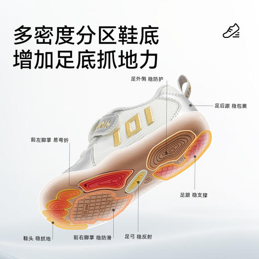 泰兰尼斯101春季新款宝宝鞋女童步前鞋婴幼儿男宝宝赤足鞋婴儿鞋 T24B6A8507 商品图3