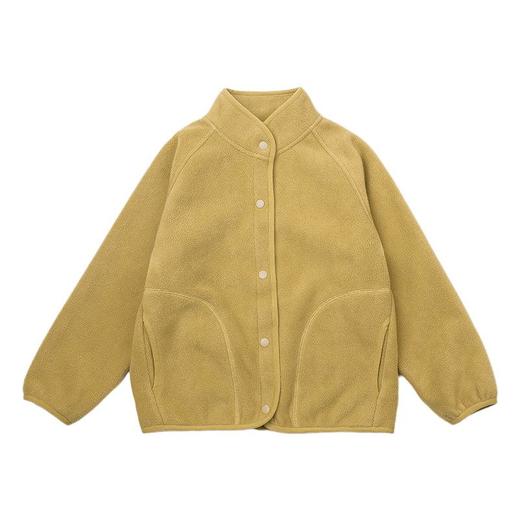 艾摩贝贝男女童双面细绒贴肤不扎立领防风不卡脖保暖毛绒外套潮【自发热】 商品图4