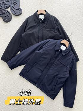D122126冬季2025保暖新款棉服外套男衬衫领棉衣