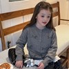 艾摩贝贝中大小女童宝宝洋气韩版休闲卡通满刺绣小狗针织开衫外套 商品缩略图2