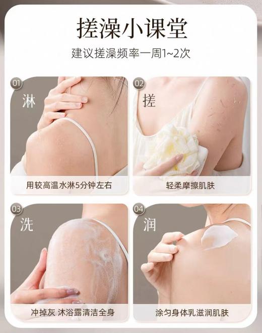 D122111沐浴好玩伴泡沫绵密解痒搓澡家用两用沐浴球 商品图6