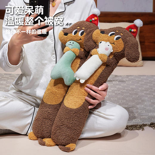 自然醒抱娃腊肠狗注水长条热水袋QYL 商品图7