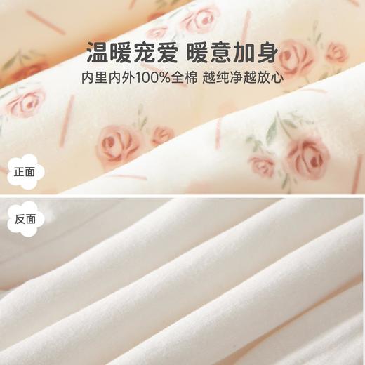 婴儿夹棉连体衣薄款宝宝秋冬季a类加棉爬爬服哈衣外出新生儿棉服 商品图2