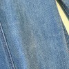 丁摩 丹宁蓝阔腿牛仔裤女秋冬加绒高腰宽松显瘦九分直筒裤5ZF-22029 商品缩略图4