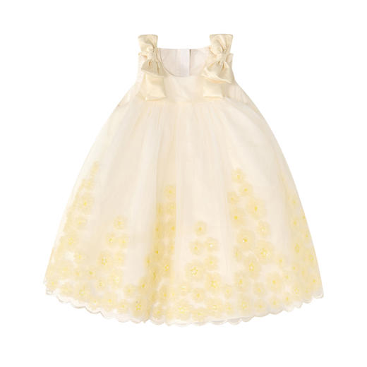 笛莎Deesha 童装女童连衣裙2026春新款蝴蝶结甜美连衣裙 商品图4