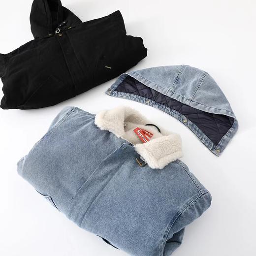 D122153牛仔羊羔毛夹克外套男女同款牛仔棉服 商品图2