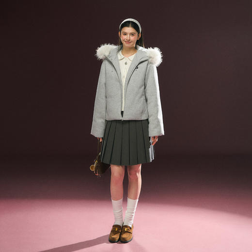 Ariseism 美式复古设计感棉服女冬季新款保暖上衣外套 商品图3