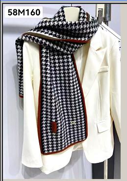 58L020山羊绒千鸟格长巾 商品图6