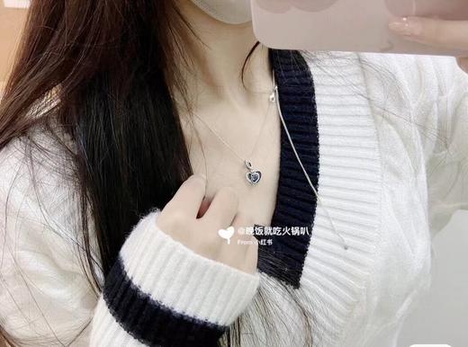D122176爱的仪式感~长短可调心形星辰925银项链 商品图3