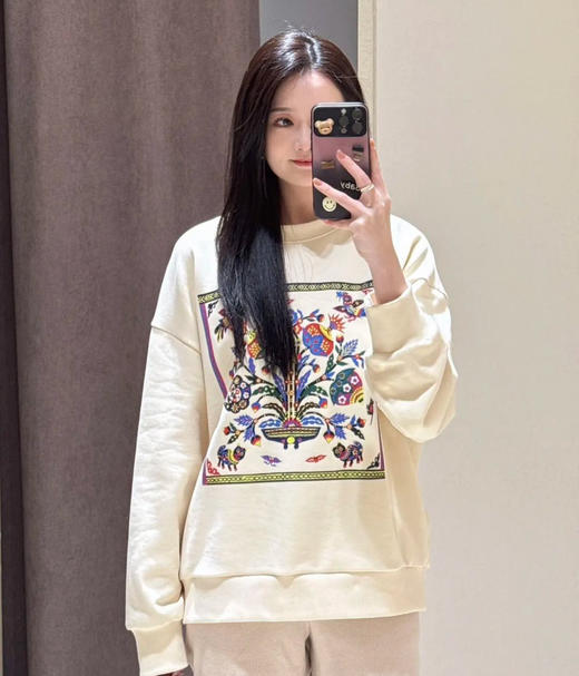 小禾同款福寿三多红色新年卫衣~122004 商品图1