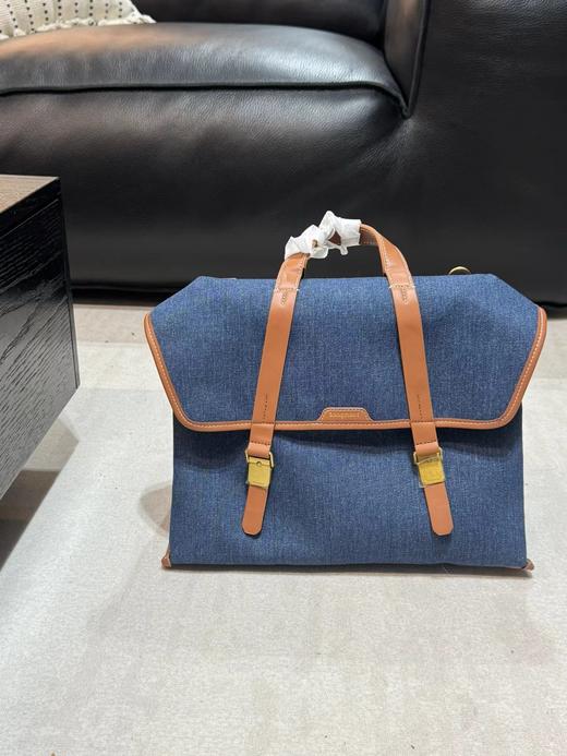 D122161轻盈有质感帆布丹宁系列小号双肩包斜挎包 商品图0