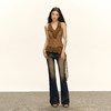 Ariseism 美式复古设计感修身牛仔裤女秋冬新款休闲长裤子 商品缩略图2