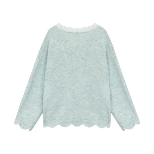 鹿向南「冬日意境」秋冬新款原创小众设计感韩系简约慵懒风毛衣女 商品图3