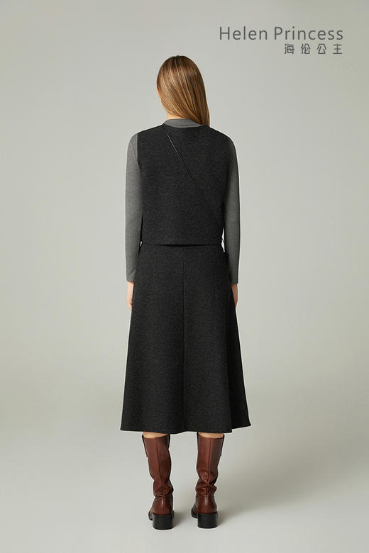 文艺风马甲套装裙 商品图4