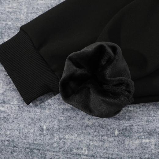 D122158徽章内搭加绒加厚银狐绒圆领卫衣情侣款 商品图6