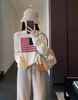 D122121美式氛围感波浪纹爱心图案圆领百搭毛衣 商品缩略图6
