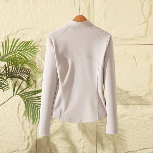 D122157女款秋冬一体绒户外运动跑步套头衫长袖T恤卫衣 商品图12