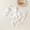 婴幼儿家居服纯棉春秋高腰护肚男女宝宝分体套装秋衣秋裤打底衣服 商品缩略图1