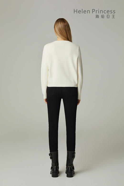 双拉链圆领宽松上衣 商品图9