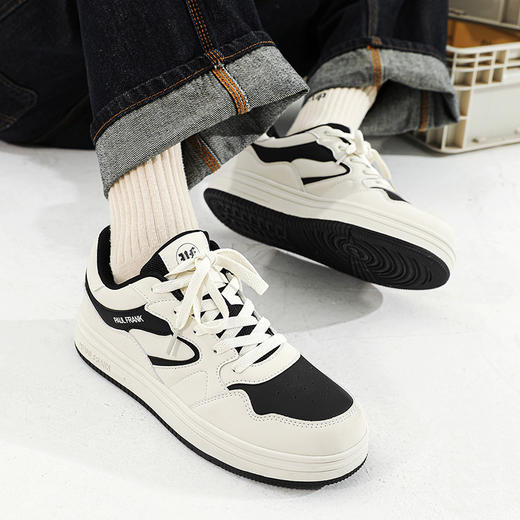 大嘴猴（paul frank）【男鞋春夏新板鞋男厚底鞋子】周日（12.21）上午10点开始 青少年面包鞋潮流运动休闲鞋小白鞋休闲皮鞋子-FF 商品图3