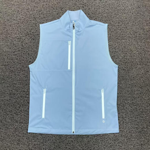 原单正品FJ男士高尔夫马甲 春秋款马甲，防泼水  防紫外线，三个色。
深蓝S-XL，天蓝S-XL，杏色S-XL 商品图3