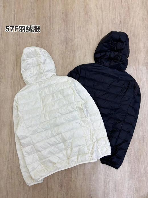 D122140女士轻暖系列连帽白鸭绒夹克式羽绒服 商品图10