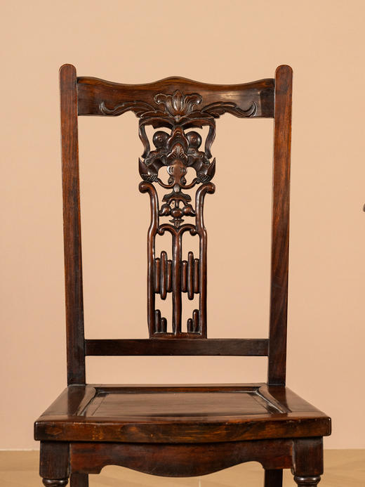 民国 红木海派靠背椅（两椅一几） 商品图1