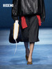 HIDEMI 进口羊毛极简显瘦立体翻折双层毛呢五分裤中裤配靴神裤 商品缩略图1