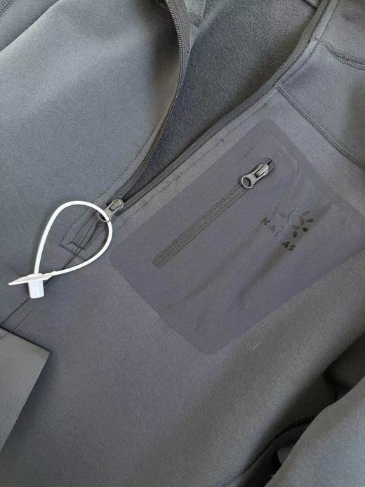 D122132新款2025秋冬半拉链加绒情侣款卫衣打底衫 商品图13