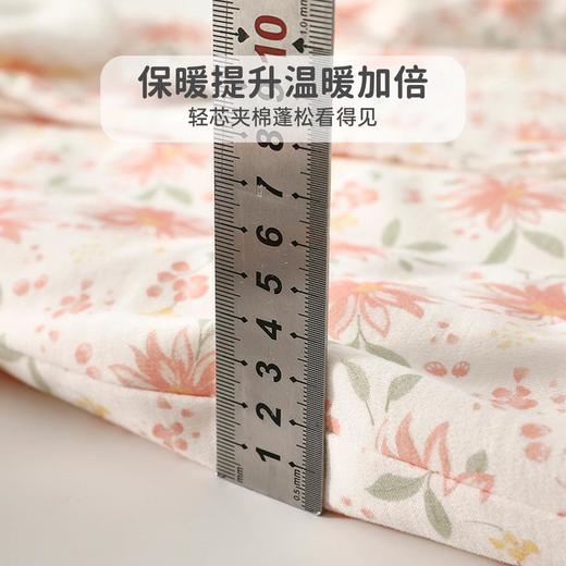 冬季婴儿夹棉加厚连体衣女宝宝长爬休闲风公主家居服外出服安阳 商品图3