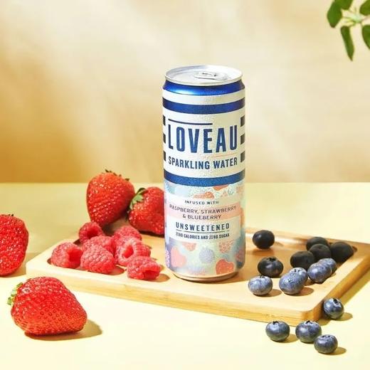 【超市】莱福澳莓果味气泡水饮料330ml 商品图0