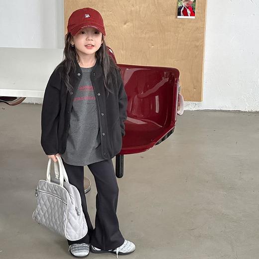 艾摩贝贝男女童双面细绒贴肤不扎立领防风不卡脖保暖毛绒外套潮【自发热】 商品图3